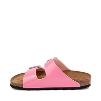 Womens Birkenstock Patent Arizona Slide Sandal - Candy Pink