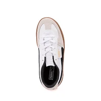 Chaussure athlétique PUMA Palermo - Enfants / Junior Blanche Grise Gomme
