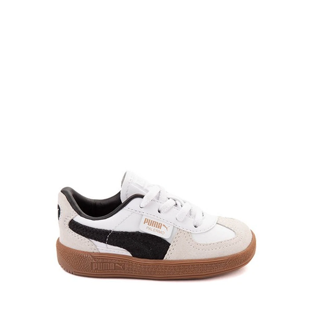 PUMA Palermo Athletic Shoe - Baby / Toddler White Vapor Gray Gum