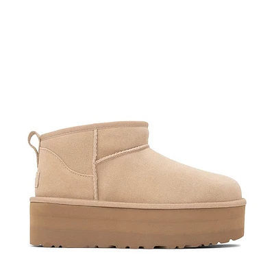 Botte à plateforme UGG® Classic Ultra Mini pour femmes - Beige clair