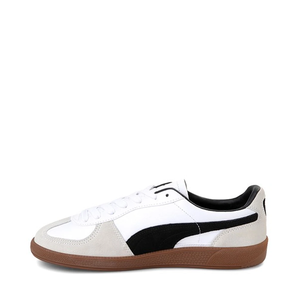 Chaussure athlétique PUMA Palermo pour hommes - Blanche / Grise Gomme