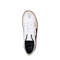 Chaussure athlétique PUMA Palermo pour hommes - Blanche / Grise Gomme