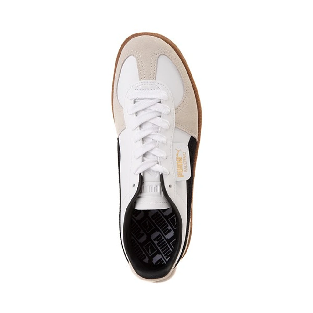 Chaussure athlétique PUMA Palermo pour femmes - Blanche / Grise Gomme