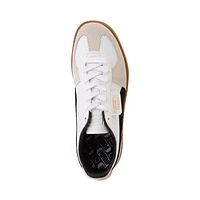 Chaussure athlétique PUMA Palermo pour femmes - Blanche / Grise Gomme
