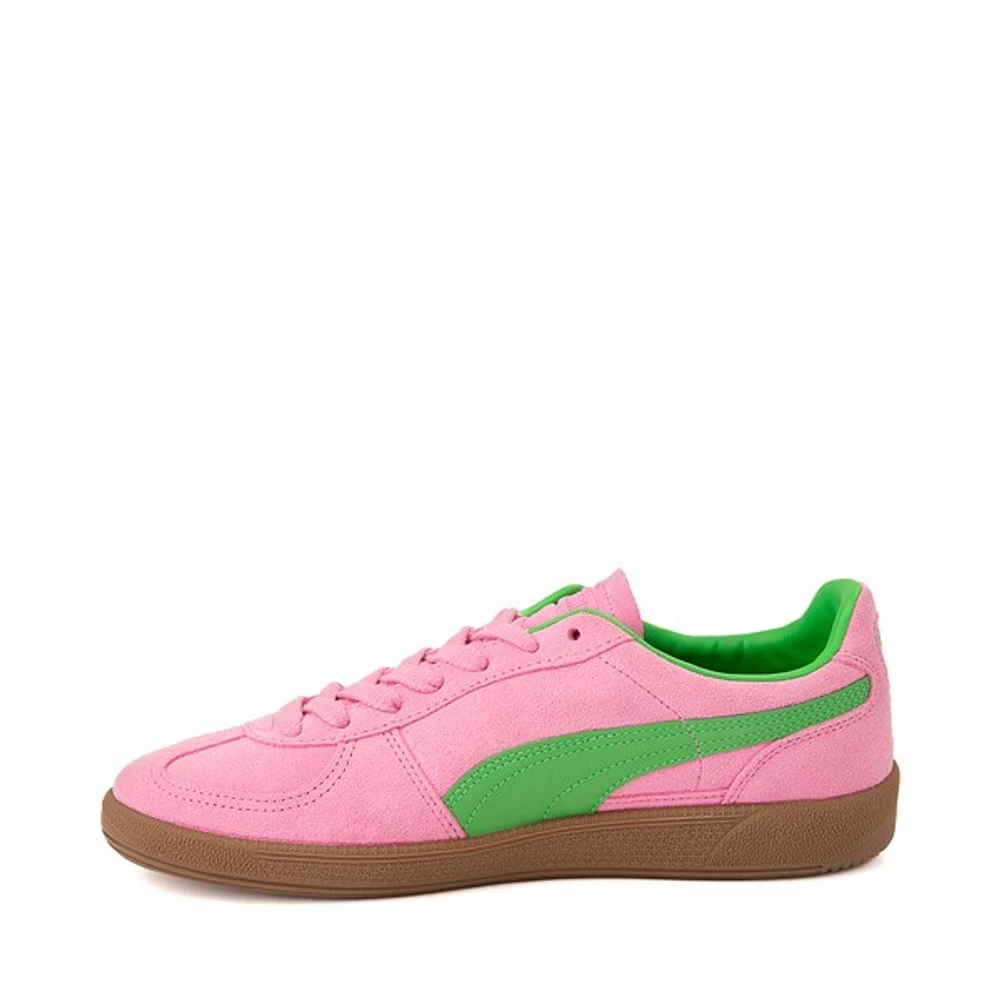 Chaussure athlétique PUMA Palermo pour femmes - Rose / Vert neon