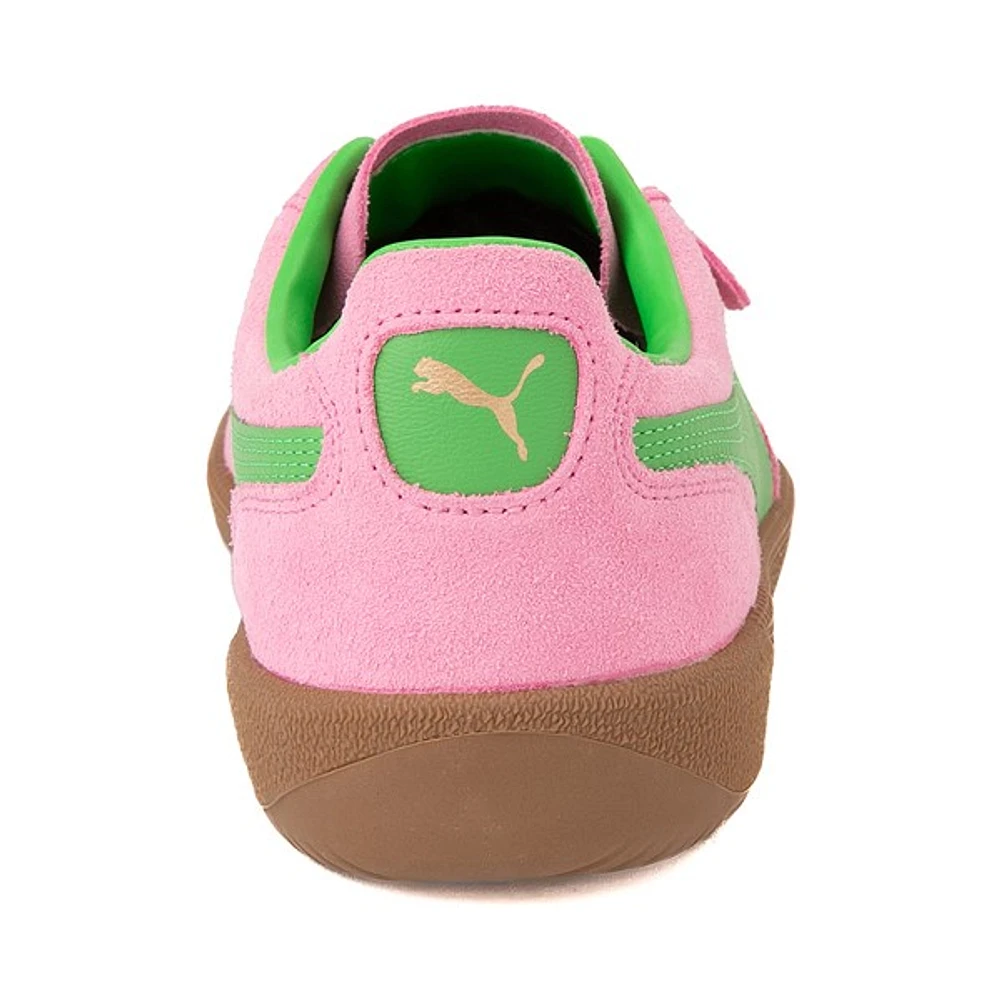Chaussure athlétique PUMA Palermo pour femmes - Rose / Vert neon