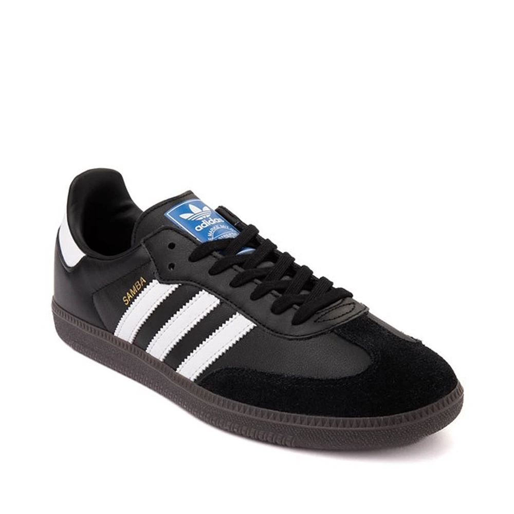Chaussure athlétique adidas Samba OG pour femmes - Noire / Blanche