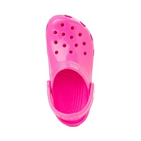 Sabot classique Crocs ultra brillant - Rose bonbon