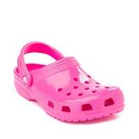 Sabot classique Crocs ultra brillant - Rose bonbon