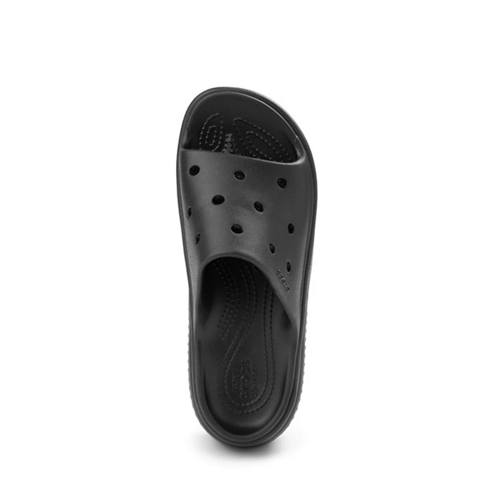 Sandale à plateforme enfiler Crocs Stomp - Noire