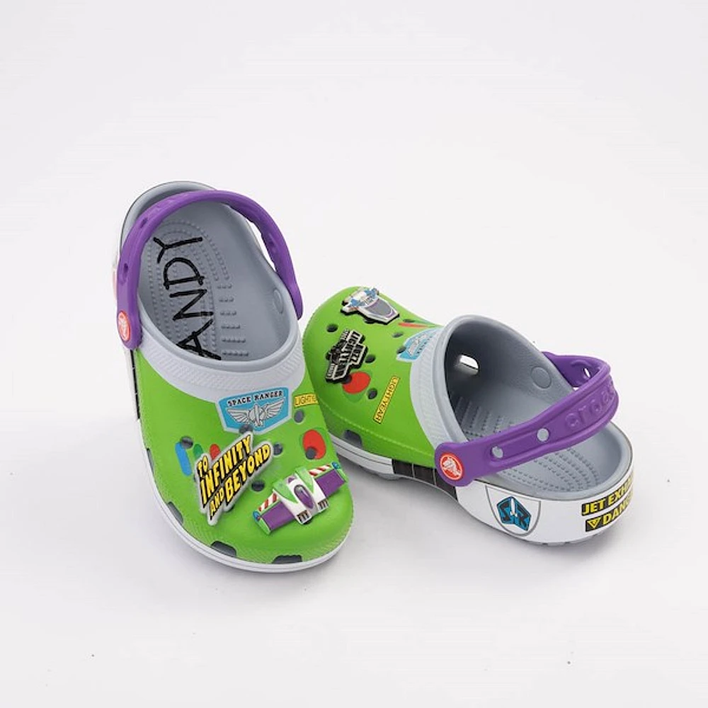 Toy Story Crocs Buzz Lightyear Classic Clog - Little Kid / Big Blue Grey