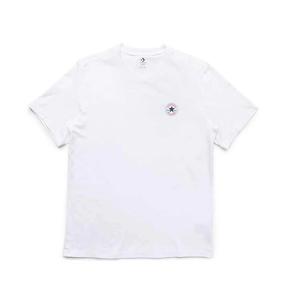 Mens Converse Go-To Mini Patch Logo Tee - White