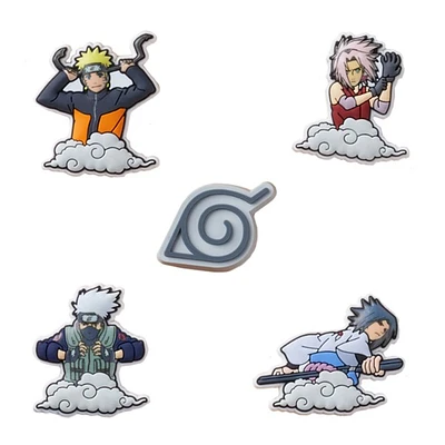 Paquet de 5 breloques Jibbitz™ Naruto x Crocs - Multicolore