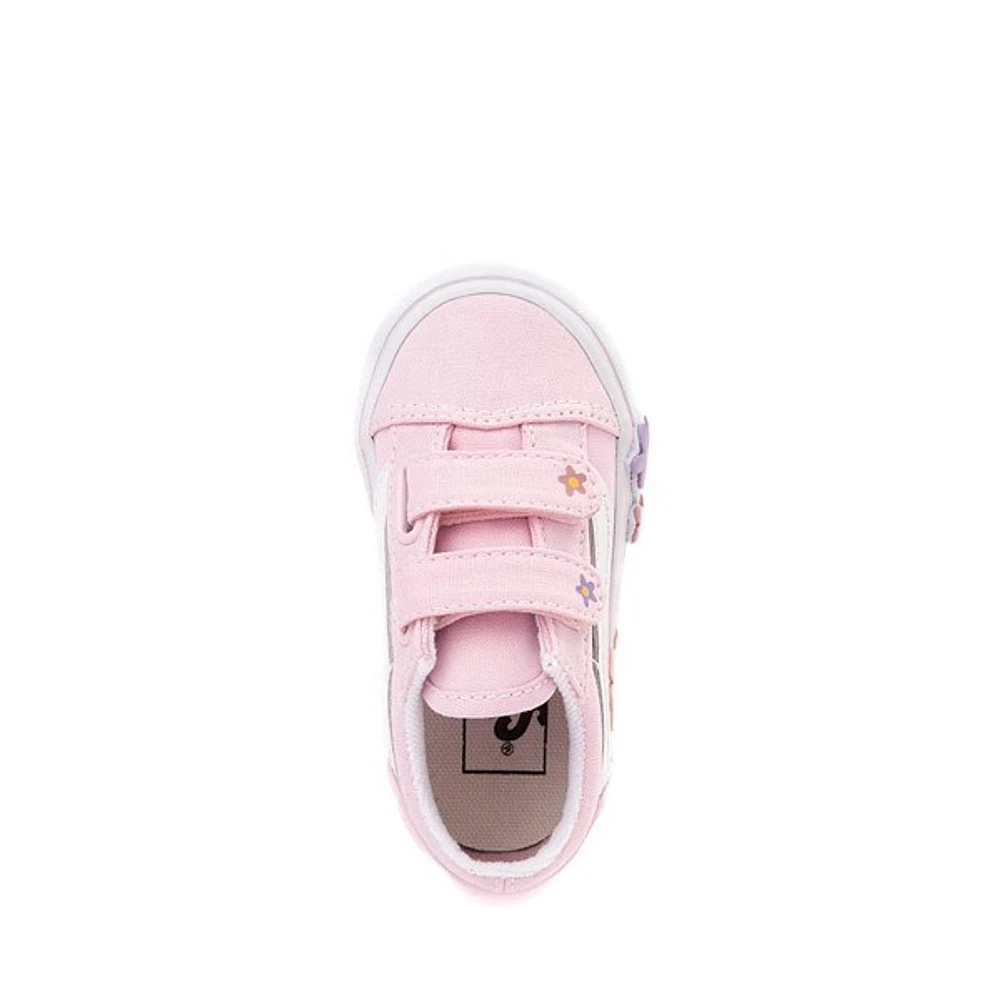 Chaussure de skate Vans Old Skool V - Bébés / Tout-petits Rose Motif floral