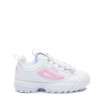 Fila Disruptor 2 Athletic Shoe - Big Kid White / Pirouette Pink