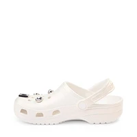 Sabot classique Crocs Glam Shimmer - Blanc