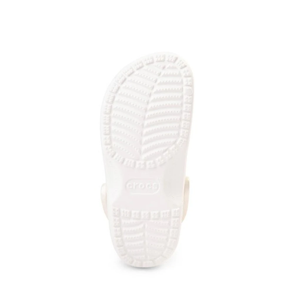 Sabot classique Crocs Glam Shimmer - Blanc