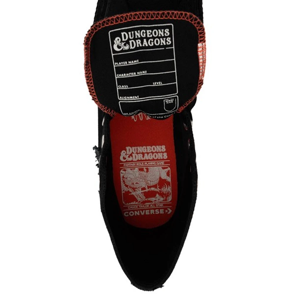 Basket Converse x Donjons & Dragons Chuck Taylor All Star Hi - Noire / Rouge