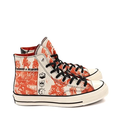 Basket Converse x Donjons & Dragons Chuck Taylor All Star Hi - Blanc cassé / Noir Multicolore