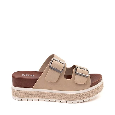 Sandale à plateforme MIA Kely-C pour femmes - Beige