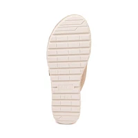Sandale à plateforme MIA Kely-C pour femmes - Beige