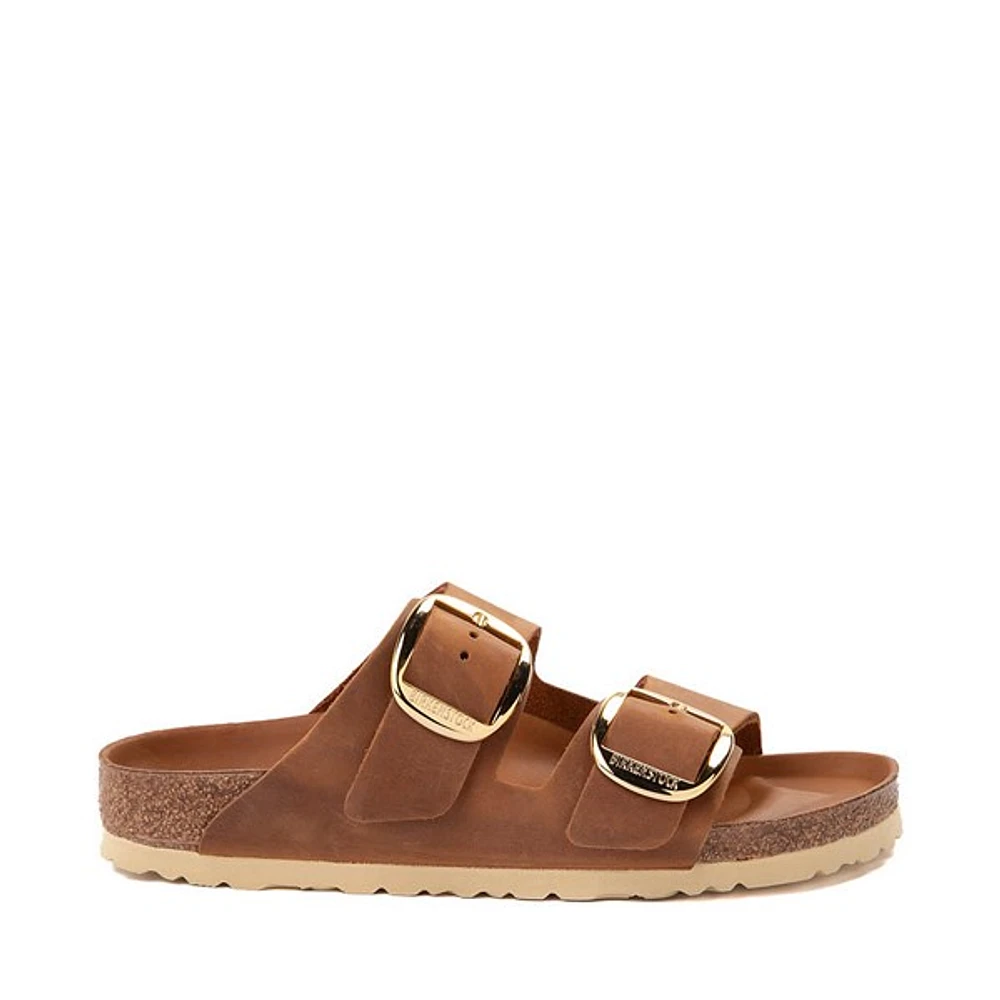 Womens Birkenstock Arizona Big Buckle Slide Sandal - Cognac