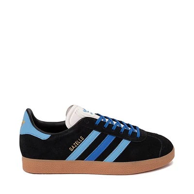Chaussure athlétique adidas Gazelle pour femmes - Noire / Bleu Royal / Bleu clair