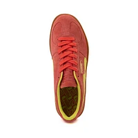 Chaussure athlétique PUMA Palermo pour femmes - Rose saumon / Vert lime