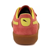 Chaussure athlétique PUMA Palermo pour femmes - Rose saumon / Vert lime