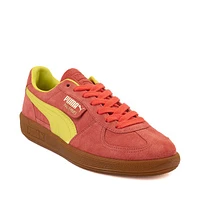 Chaussure athlétique PUMA Palermo pour femmes - Rose saumon / Vert lime