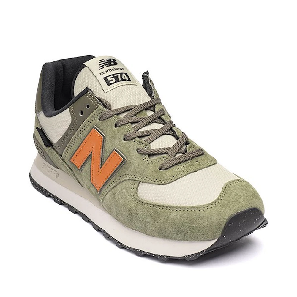 Chaussure athlétique New Balance 574 - Vert olive / Grise Noire
