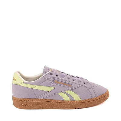 Chaussure athlétique Reebok Club C Grounds UK pour femmes - Lavande / Vert lime