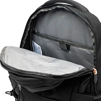 Sac à dos The North Face Jester Luxe pour femmes - Noir TNF / Corail métallique