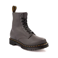 Botte Dr. Martens Pascal à 8 œillets pour femmes - Gris métallisé