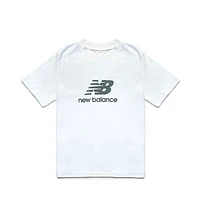 T-shirt New Balance Sport Essentials Logo pour hommes - Blanc