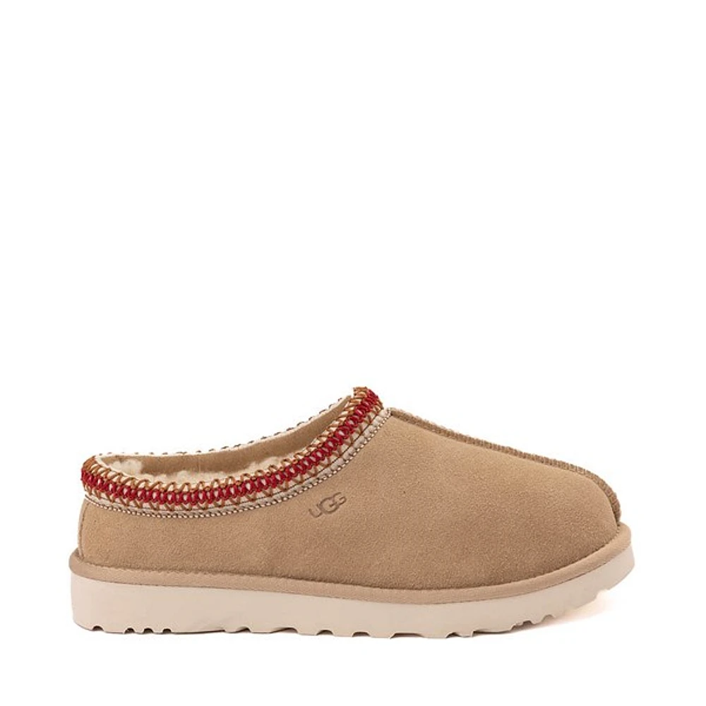 Pantoufle UGG® Tasman pour femmes - Beige clair / Rouge foncé