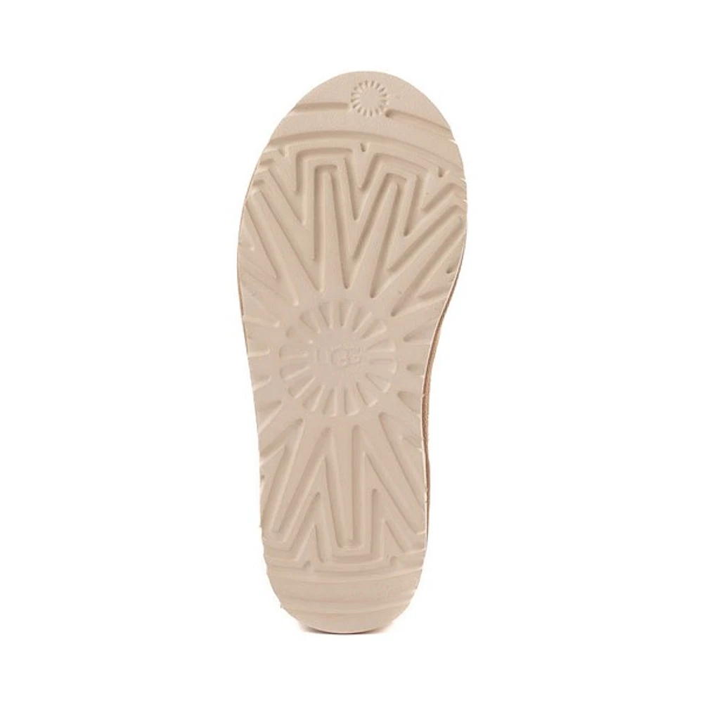 Pantoufle UGG® Tasman pour femmes - Beige clair / Rouge foncé