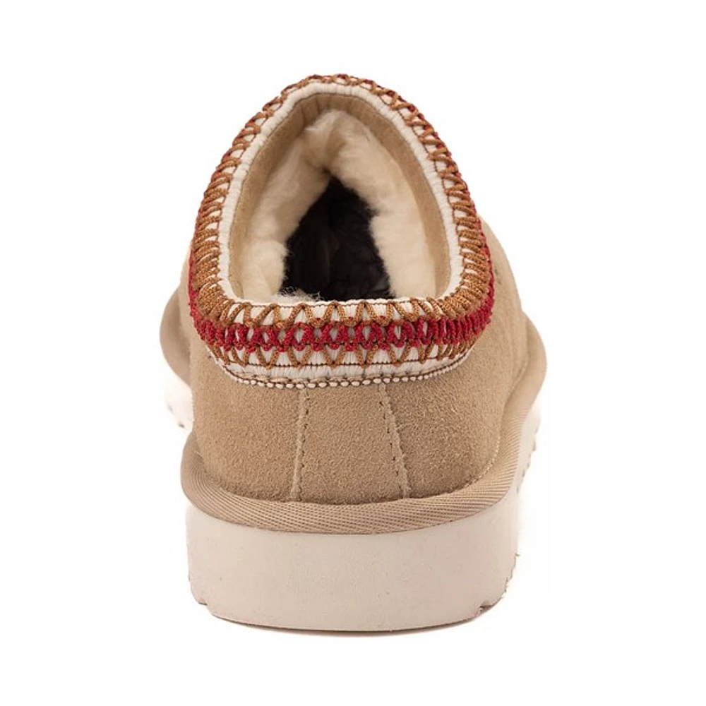 Pantoufle UGG® Tasman pour femmes - Beige clair / Rouge foncé