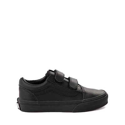 Chaussure de skate Vans Old Skool V Classic Tumble - Enfants Monochrome noire