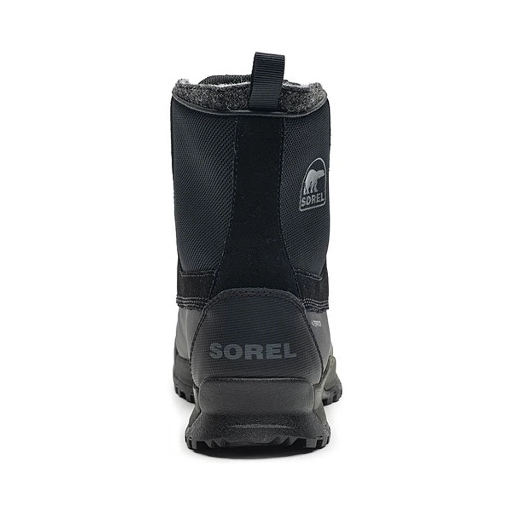 Botte imperméable Sorel BUXTON™ Lite Lace Plus pour hommes - Noire