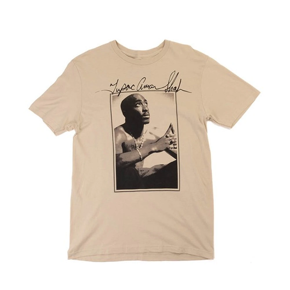 T-shirt Tupac Signature - Beige