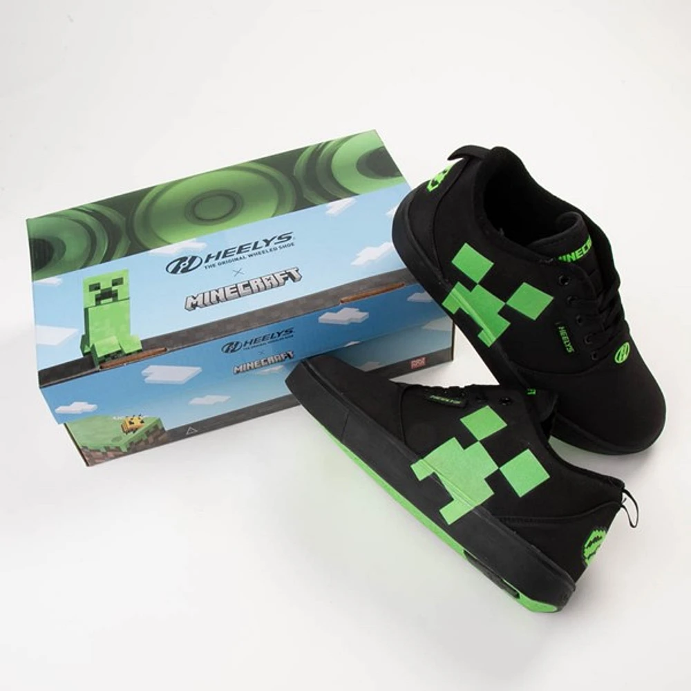 Chaussure de skate Heelys x Minecraft Pro 20 Creeper pour hommes - Noire