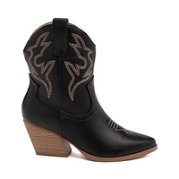 Botte Western Sarah-Jayne Blazing-S pour femmes - Noire