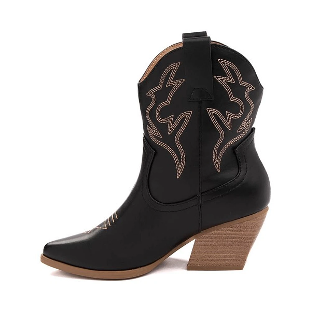 Botte Western Sarah-Jayne Blazing-S pour femmes - Noire