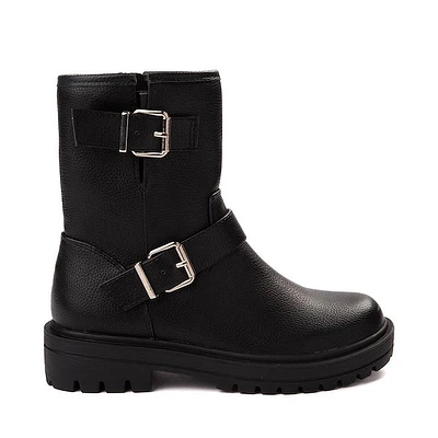 Womens Sarah-Jayne Moto Boot - Black