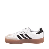 Womens adidas Sambae Athletic Shoe - White / Core Black Gold Metallic