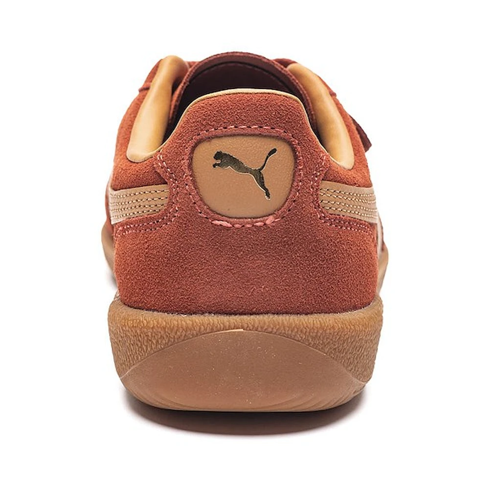 Chaussure athlétique PUMA Palermo pour femmes - Rouge brique / Caramel Gomme