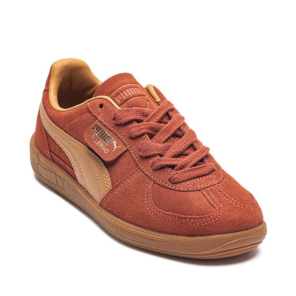 Chaussure athlétique PUMA Palermo pour femmes - Rouge brique / Caramel Gomme