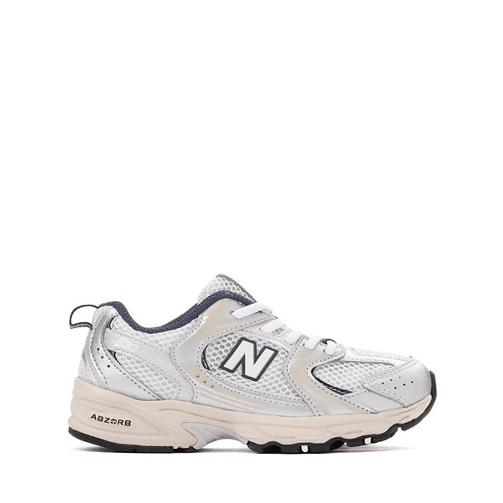 New Balance 530 Bungee Athletic Shoe - Little Kid Summer Fog / Nimbus Cloud NB Navy