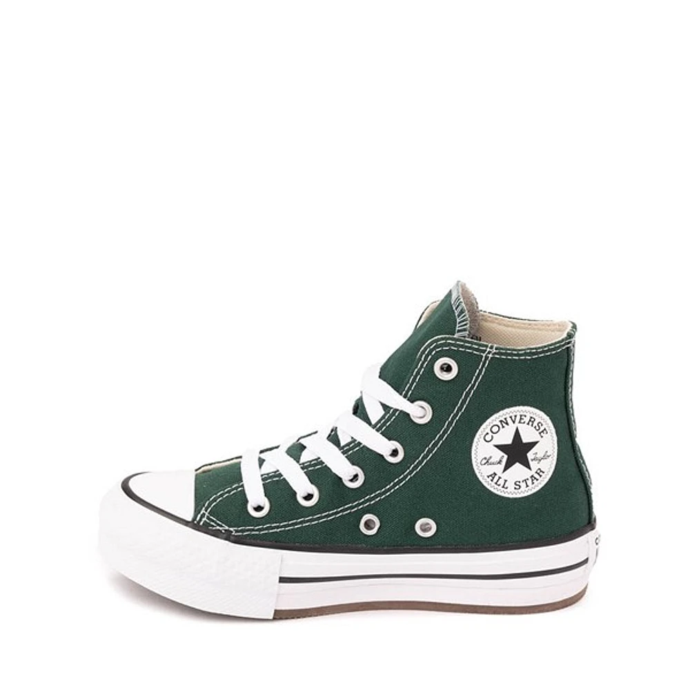 Converse Chuck Taylor All Star Hi Lift Sneaker - Little Kid Green Envy